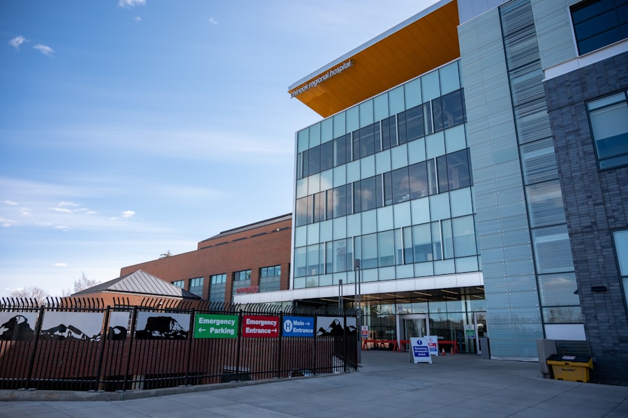 Hospital building exterior